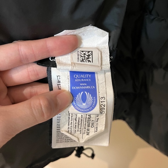 Canada Goose Brookvale Hooded Down Jacket - Women's Size XL - Black Gray - Picture 9 of 15